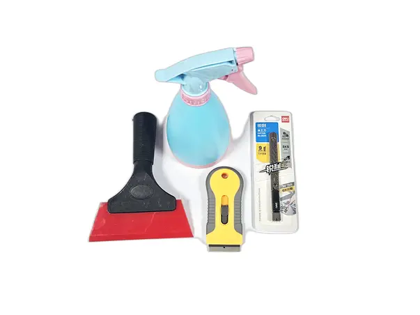 set racleta razuitor cutter pulverizator necesar pentru aplicare folie geam