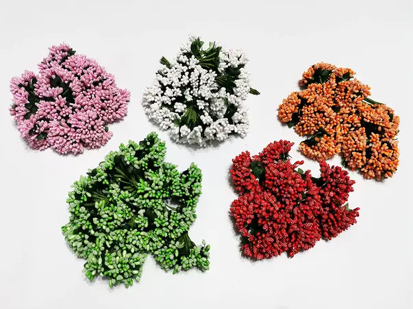 set stamine colorate decorative 5 culori