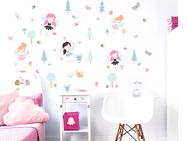 set stickere Woodland fairies