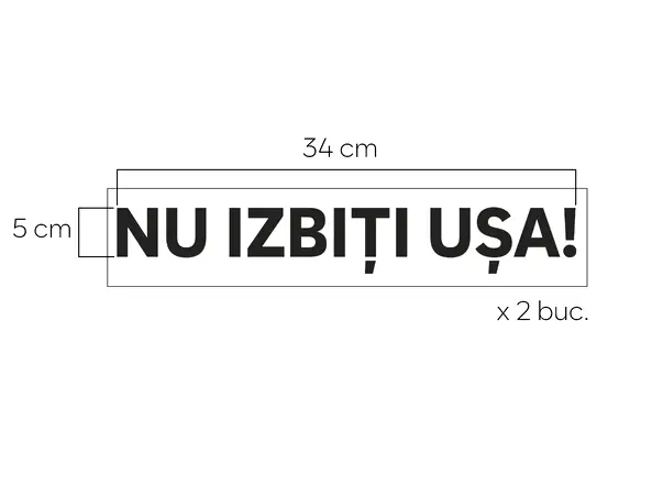 set stickere mesaj nu izbi usa ideal pentru serviciile de taximetrie uber bolt s01