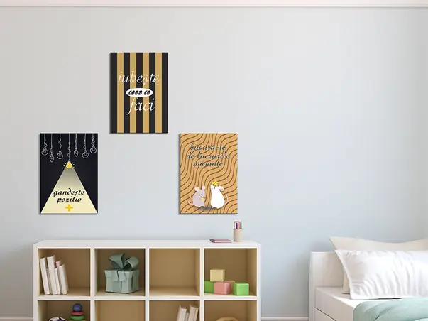 set tablouri cu mesaje inspirationale