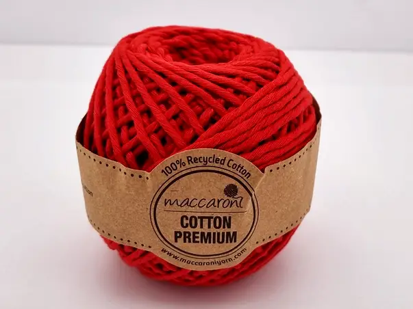 sfoara bumbac rosu maccaroni cotton premium