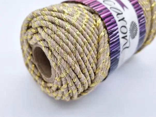 sfoara decorativa bej auriu