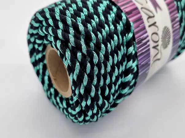 sfoara decorativa negru turcoaz