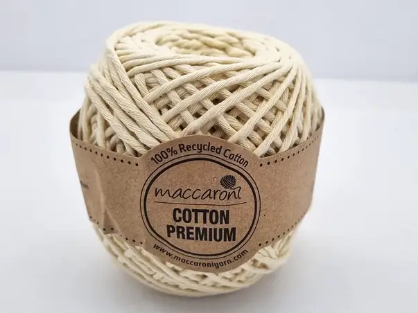 sfoara ivoire din bumbac maccaroni cotton premium