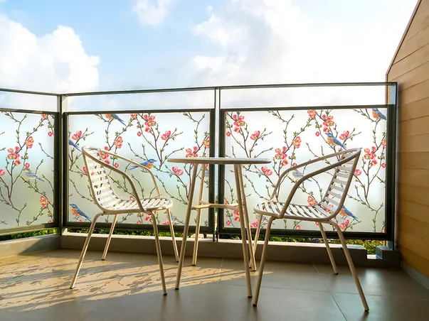 simulare autocolant print pasari color uv 2