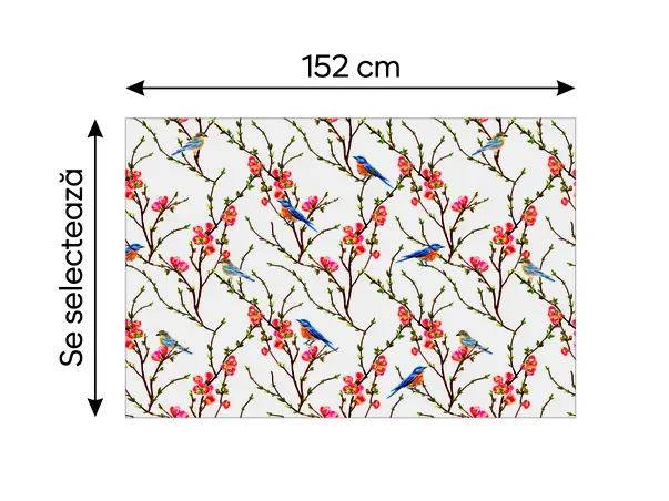 simulare autocolant print pasari color uv 5 152xss