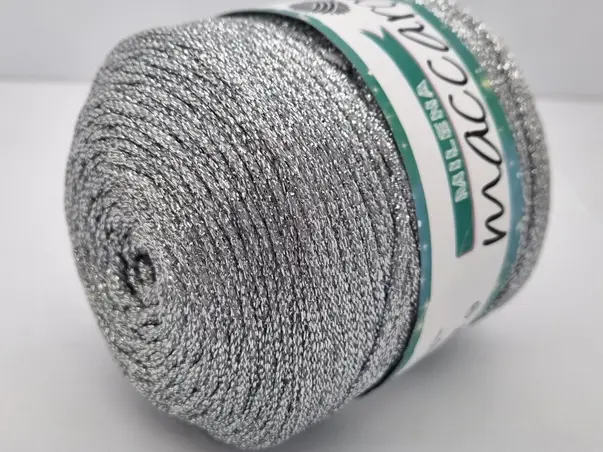 snur glitter argintiu