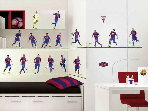 sticker 16 fotbalisti Fc barcelona 2