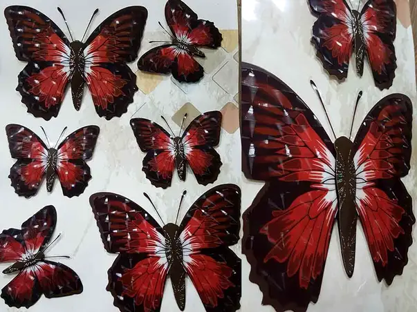 sticker 3D fluturi visinii papillon