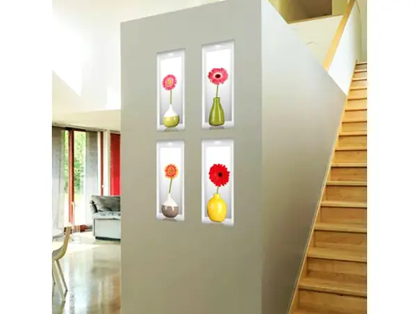 sticker 3d decor flori