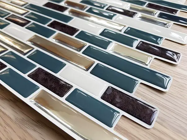 sticker 3d mozaic verde