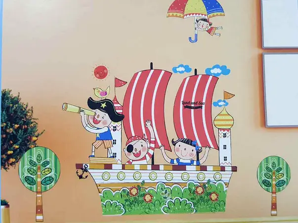 sticker 3d pirati decor