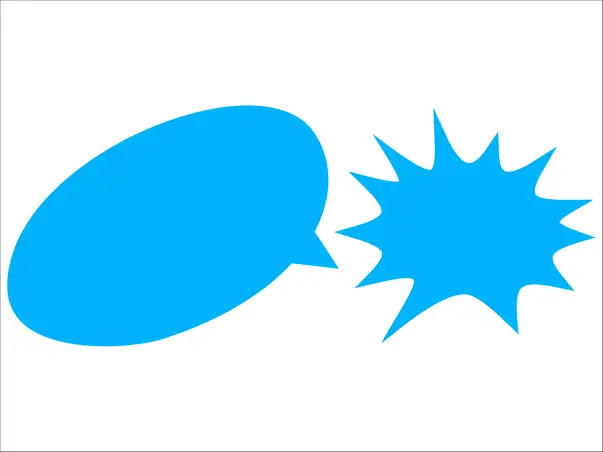 sticker Tabla Speech Bubble
