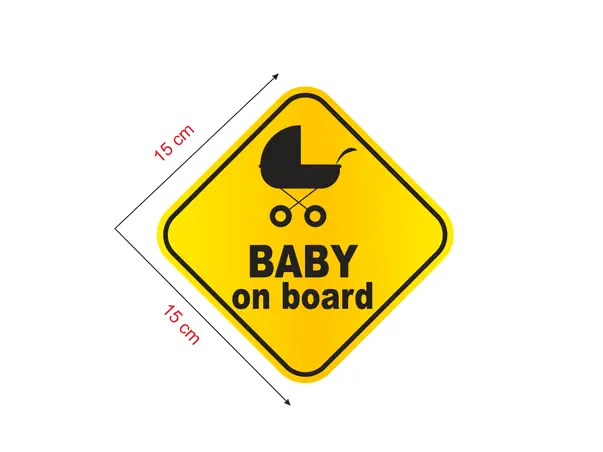 sticker auto baby on board smn200 4