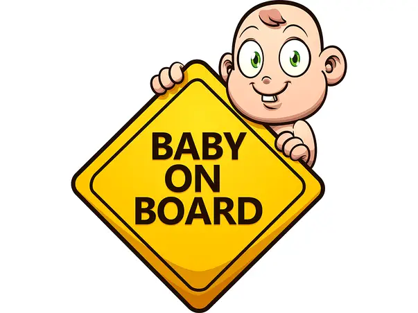 sticker auto baby on board smn203 1