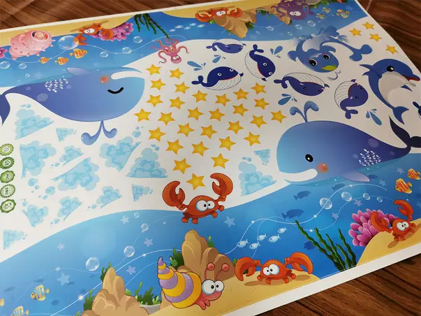 sticker baie peisaj marin