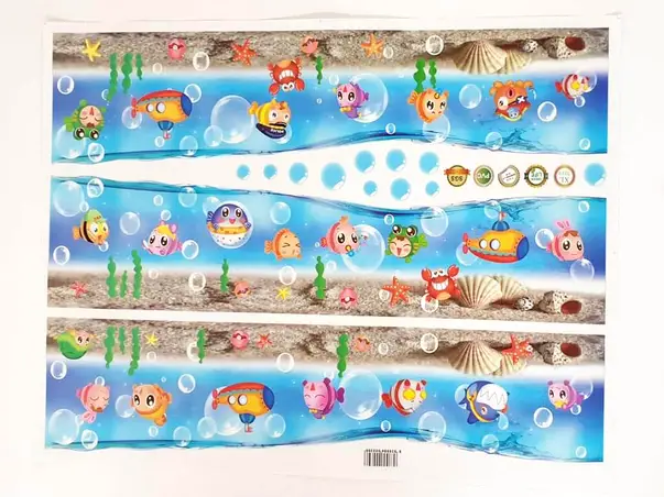 sticker bordura cu peisaj marin