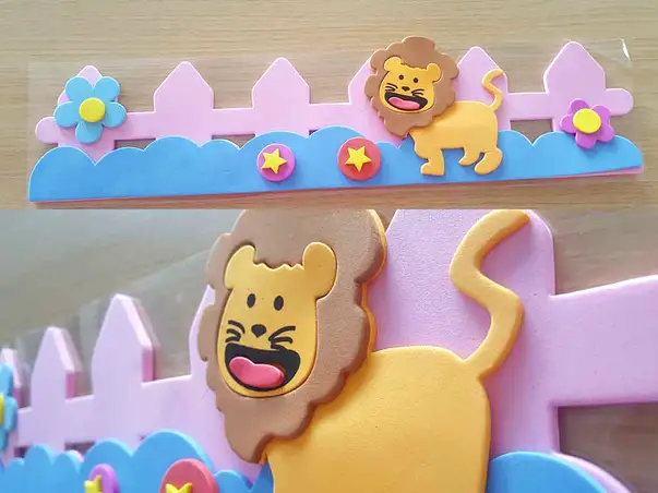 sticker bordura decorativa leu