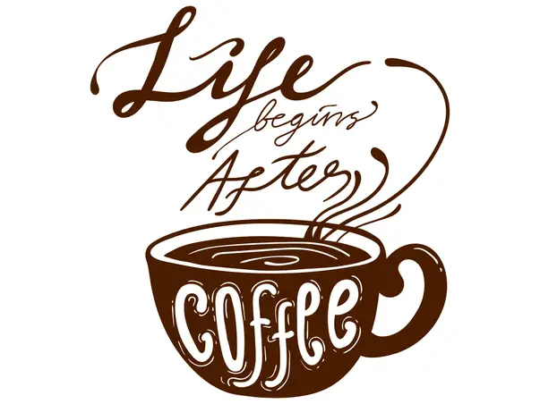 sticker bucatarie cafea