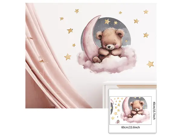 sticker camera bebe ursulet 60 4 cm