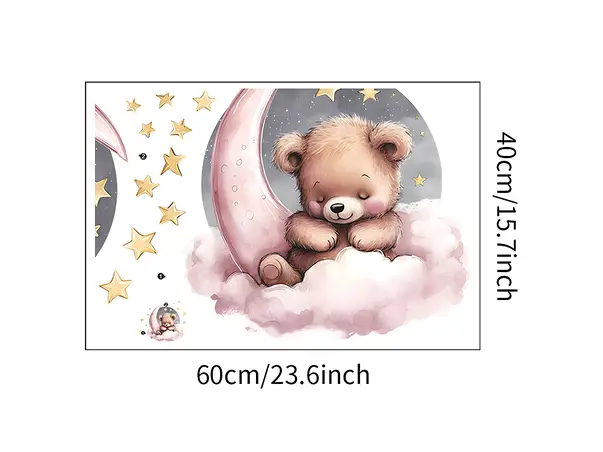 sticker camera bebe ursuletul somnoros