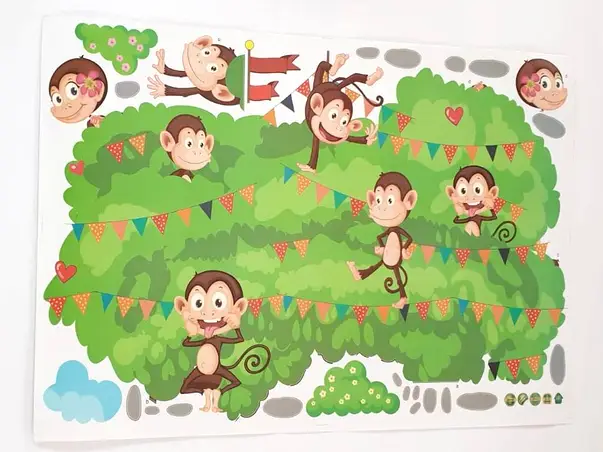 sticker copac cu animale sfan2