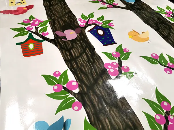 sticker copaci cu pasari 2