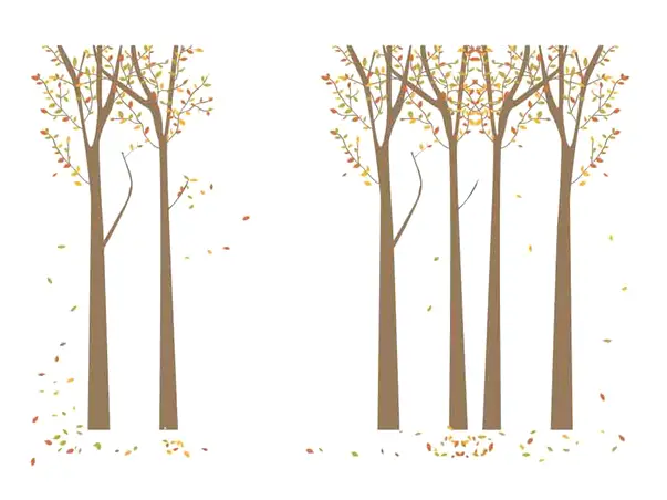 sticker copaci inalti