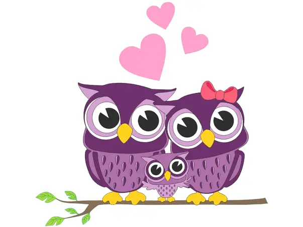 sticker copii bufnite