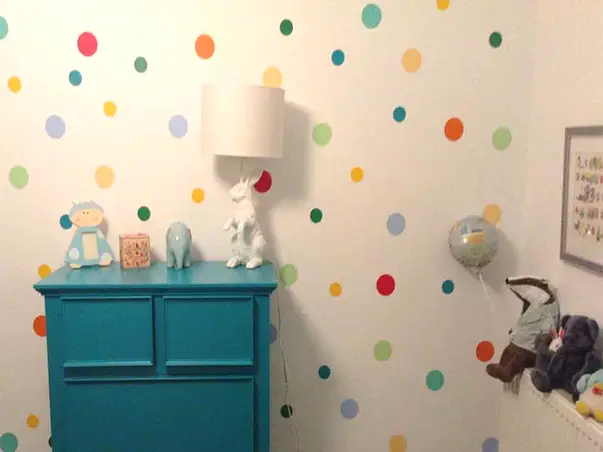 sticker copii buline colorate