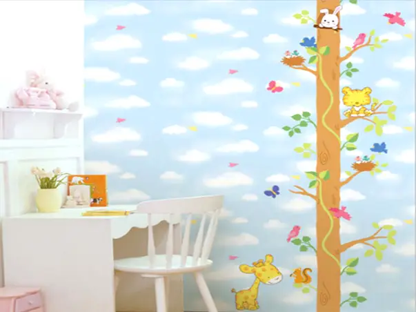 sticker copii copac cu animale