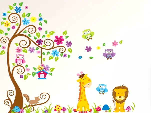 sticker copii copacul prieteniei