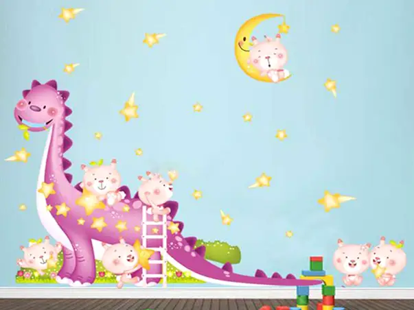 sticker copii dinozaurul prietenos