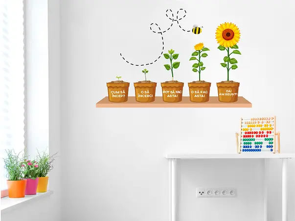 sticker copii etapele succesului folina 1