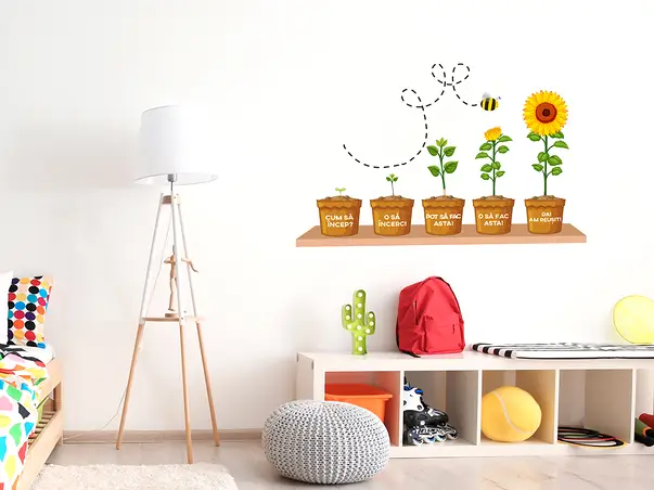 sticker copii etapele succesului folina 2