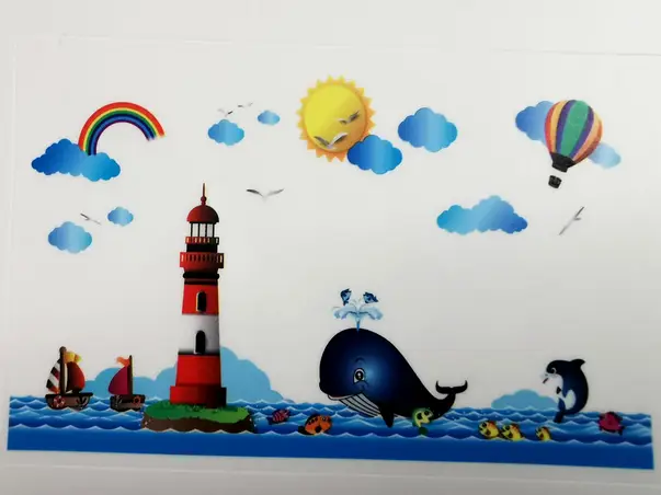 sticker copii folina decor marin