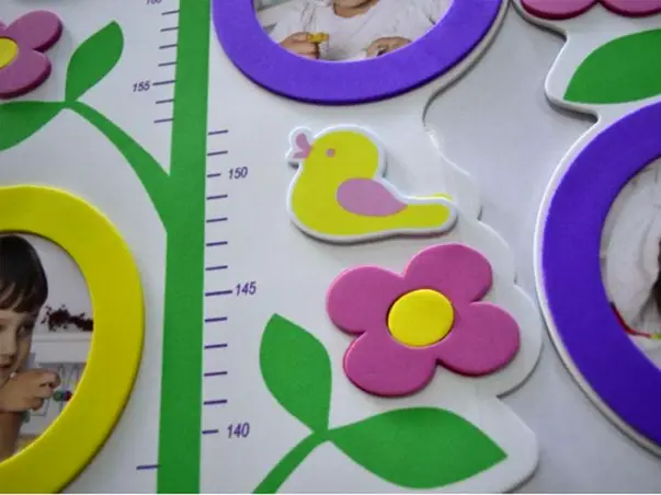 sticker copii metru rame foto