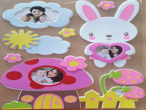 sticker copii rame foto