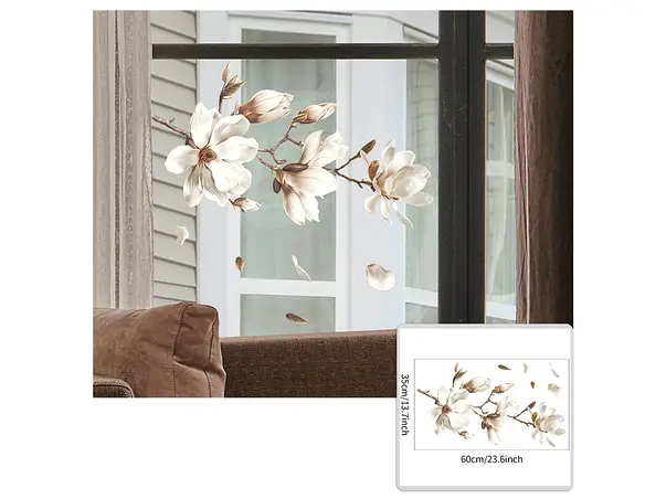 sticker creanga magnolie crem