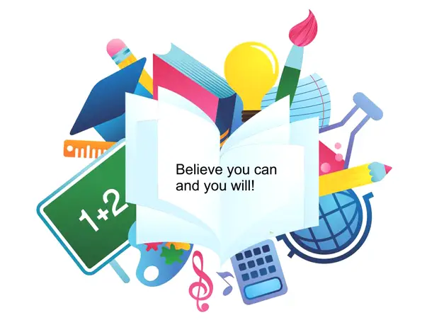 sticker decorativ Believe