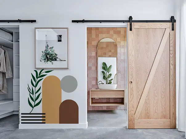 sticker decorativ bohemian abastract 8 forme geometrice estetice boeme aplicare folina s2