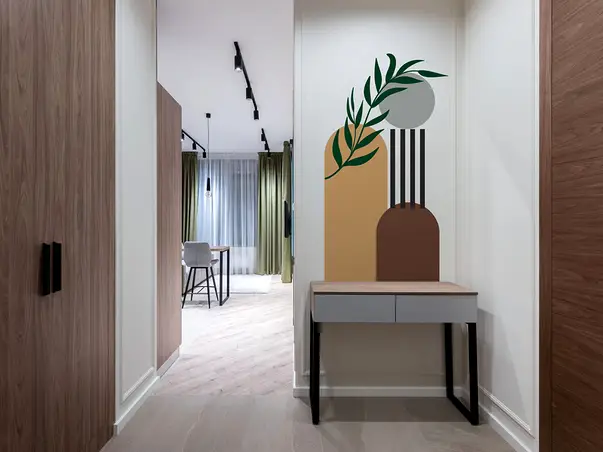 sticker decorativ bohemian abastract 8 forme geometrice estetice boeme aplicare folina s3