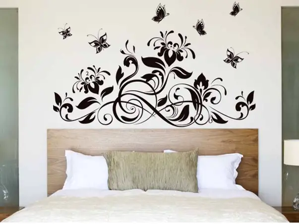 sticker decorativ floare Barok