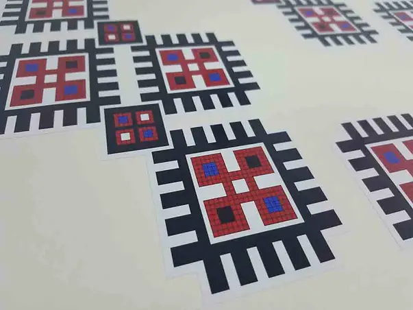 sticker decorativ motiv traditional