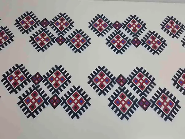 sticker decorativ motiv traditional folina