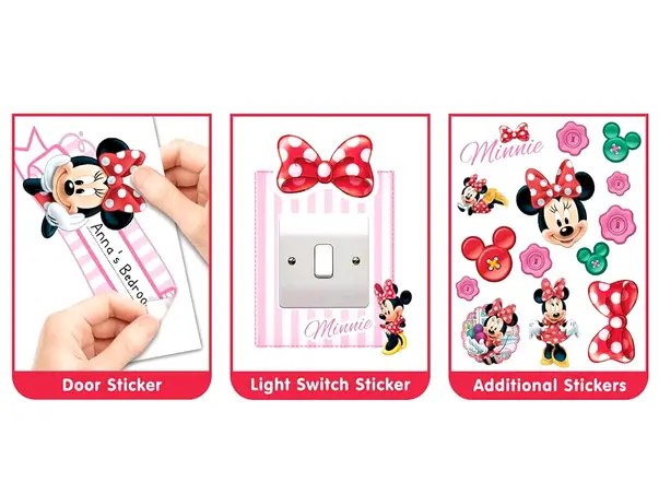 sticker disney minnie mouse