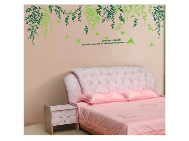 sticker dream garden folina crengi cu frunze verzi