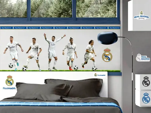 sticker echipa fotbal real madrid