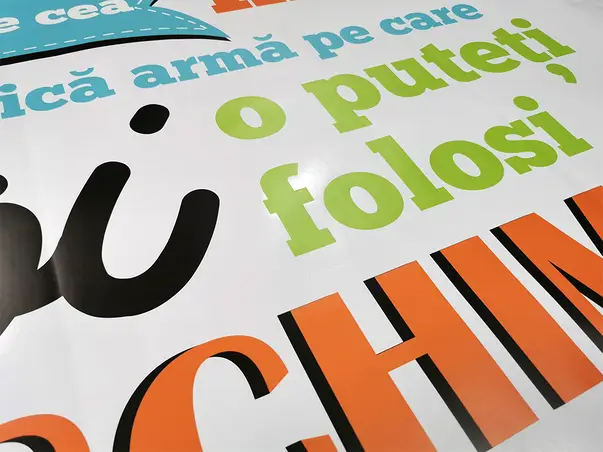 sticker educational citat nelson mandela despre educatie decoratiune pentru scoli 2